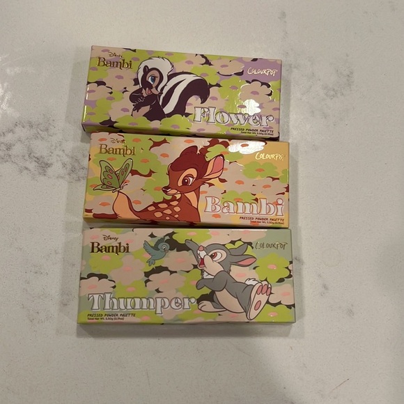 NEW Colourpop X Disney Bambi 3 Pressed Powder Palette Set - Picture 6 of 15